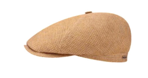STETSON Mütze HATTERAS beige (aprikot) Leinen Cotton Sommer