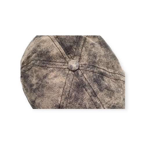 STETSON Mütze Hatteras Ledermütze Vintage braun