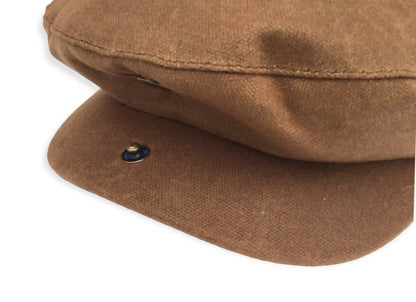 BRIXTON Mütze HOOLIGAN SNAP CAP dark khaki waxxed FLATCAP