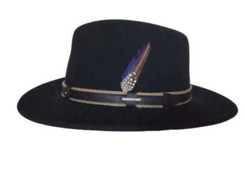 STETSON Westernhut Wollfilz schwarz Cowboyhut USA Gr.59