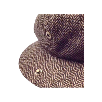 BRIXTON Mütze HOOLIGAN SNAP CAP braun herringbone FLATCAP