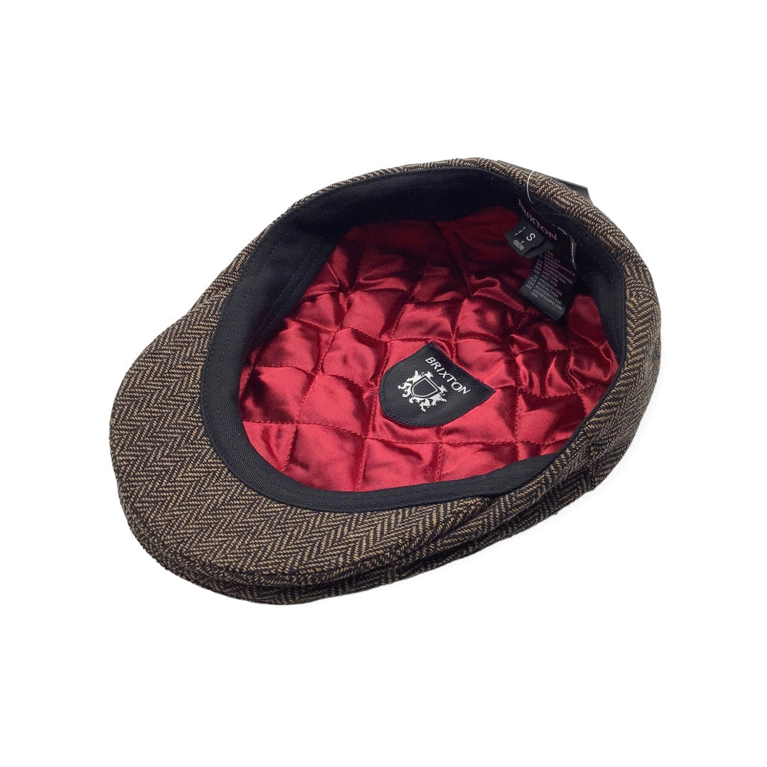 BRIXTON Mütze HOOLIGAN SNAP CAP braun herringbone FLATCAP