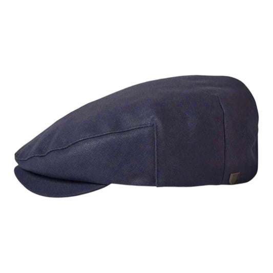BRIXTON Mütze HOOLIGAN SNAP CAP blau waxxed FLATCAP