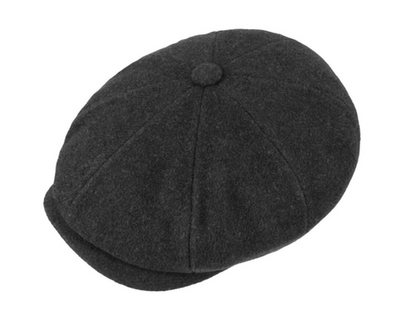 STETSON Mütze Hatteras Wool/Cashmere grau Ohrenklappen Winter