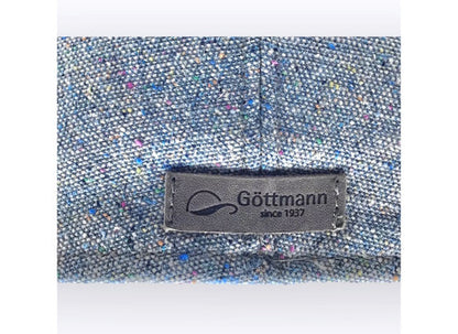GÖTTMANN Mütze PRINCETON mit Seide 8tlg.blau UPF50+ Sommer Bakerboy
