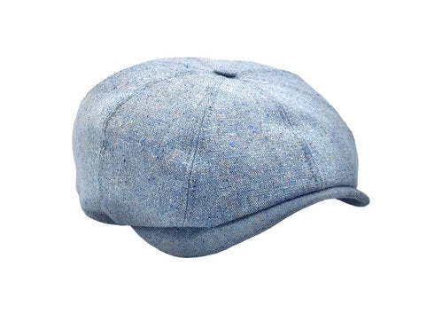 GÖTTMANN Mütze PRINCETON mit Seide 8tlg.blau UPF50+ Sommer Bakerboy