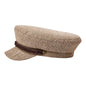 BRIXTON Mütze FIDDLER CAP hellbraun Elbsegler herringbone