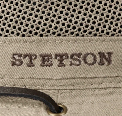 STETSON TAKANI Safarihut Trekkinghut Coolmax Baumwolle Stoffhut beige