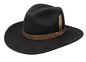 STETSON Westernhut Wide Brim Wollfilz schwarz Cowboyhut Gr.61