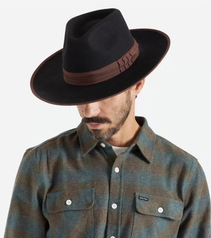 BRIXTON Hut  FIELD HAT RENO Wollfilz schwarz
