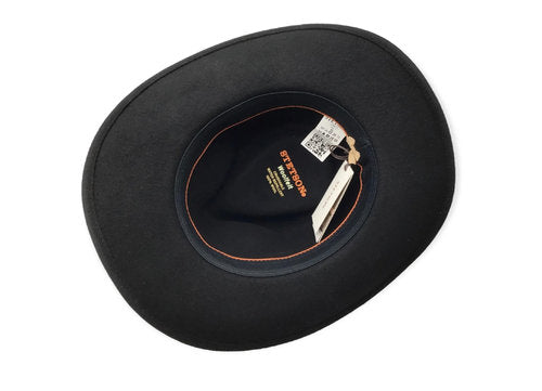 STETSON Westernhut OKLAHOMA Cowboyhut Wollfilz schwarz