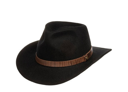 STETSON Westernhut OKLAHOMA Cowboyhut Wollfilz schwarz