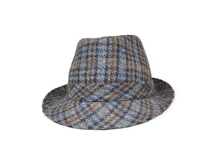 STETSON Trilby Stoffhut kariert Glencheck Größe 62