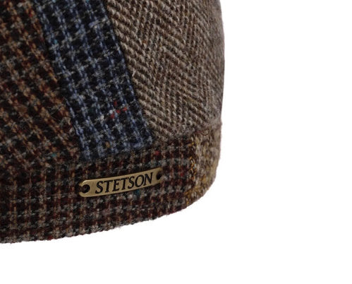 STETSON Mütze Hatteras Patchwork 8-panel NEW TREND braun Winter