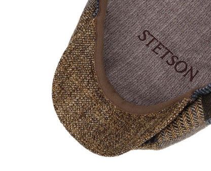 STETSON Mütze Hatteras Patchwork 8-panel NEW TREND braun Winter
