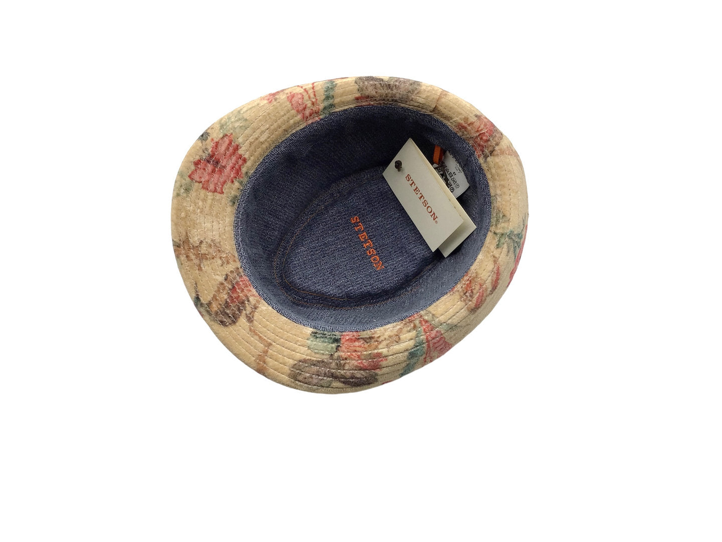 STETSON Stoffhut Trilby UNISEX Sommerhut beige SAMT