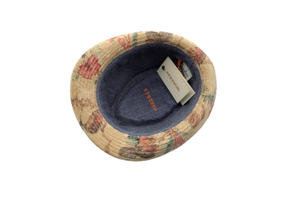 STETSON Stoffhut Trilby UNISEX Sommerhut beige SAMT