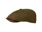 STETSON Mütze Hatteras WAXXED SUN GUARD UPF40+ oliv/braun Gr.XL/61 Lederschirm