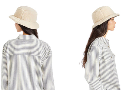 BRIXTON Hut bucket hat PETRA oliv/grün Wendehut Stoffhut UNISEX