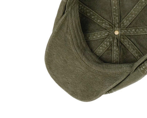 STETSON Mütze Hatteras oliv/grün UPF40+ Leinen Cotton  Sommer