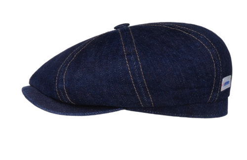 STETSON Mütze Hatteras DENIM Jeansmütze Gr.L Newsboy
