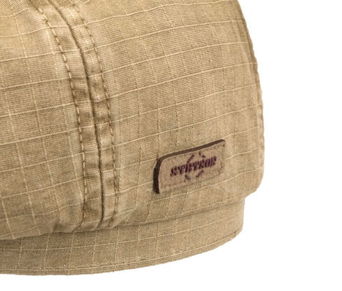 STETSON Mütze Hatteras Vintage khaki hellbraun UPF40+ Sommer