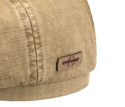 STETSON Mütze Hatteras Vintage khaki hellbraun UPF40+ Sommer