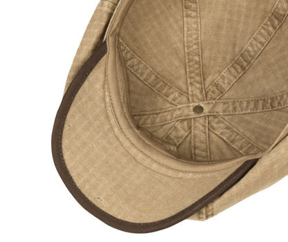 STETSON Mütze Hatteras Vintage khaki hellbraun UPF40+ Sommer