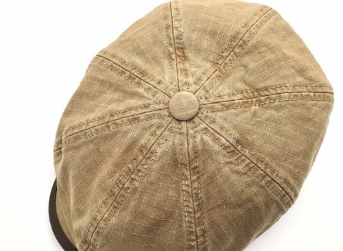 STETSON Mütze Hatteras Vintage khaki hellbraun UPF40+ Sommer