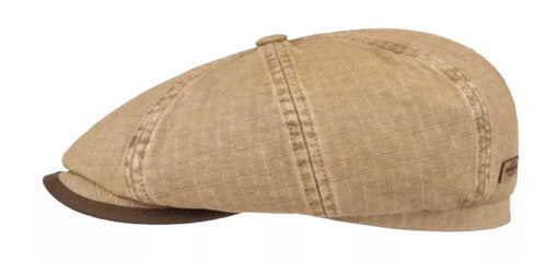 STETSON Mütze Hatteras Vintage khaki hellbraun UPF40+ Sommer
