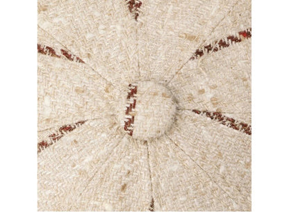STETSON Mütze Hatteras mit Seide beige/braun kariert Winter