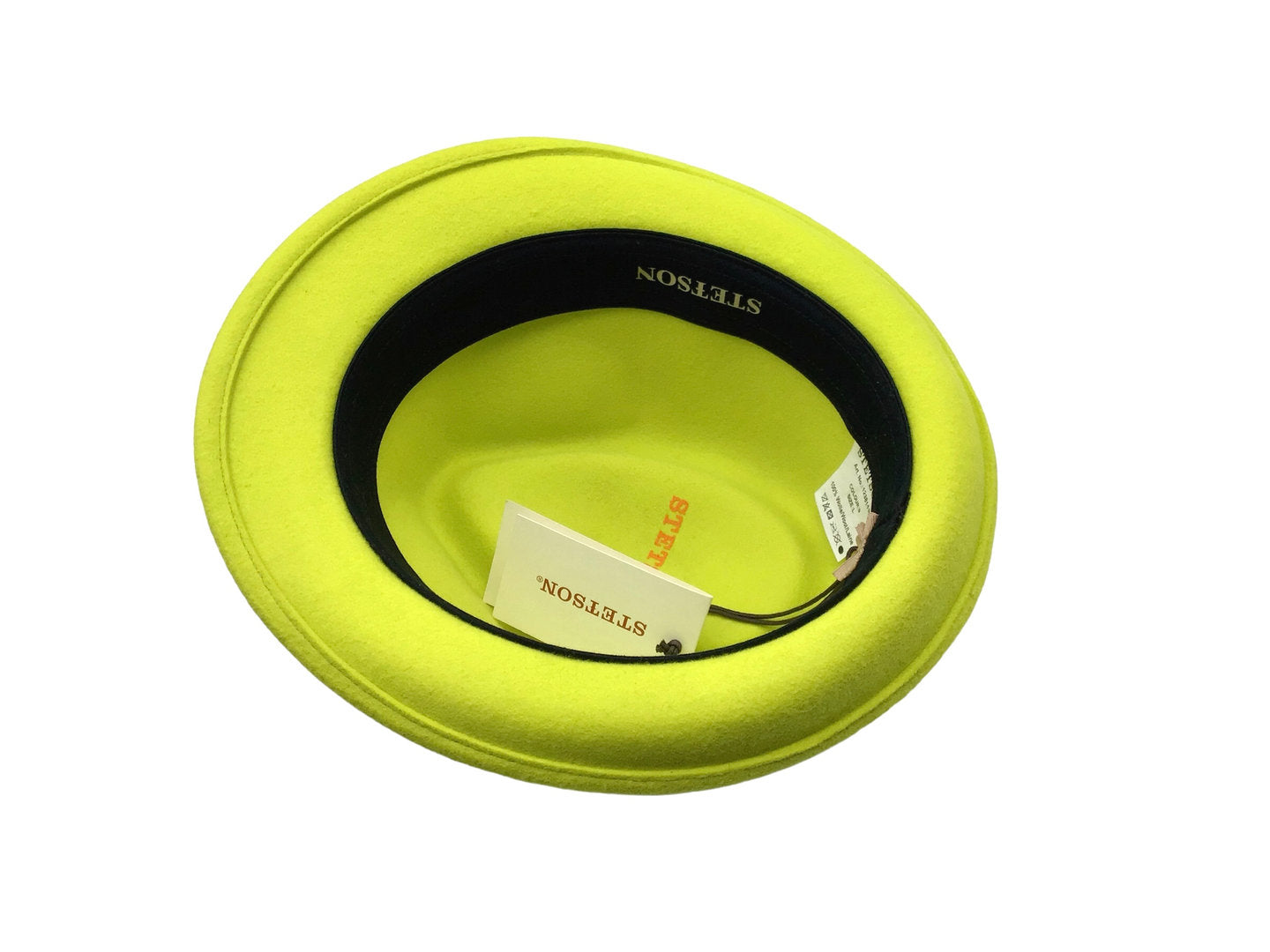 STETSON Trilby Filzhut gelb/grün UNISEX Gr.L