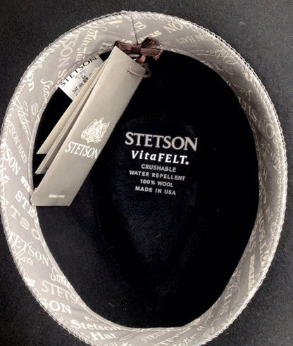 STETSON Westernhut AMASA Cowboyhut Wollfilz schwarz