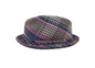 STETSON Trilby Cotton Seersucker Player kariert Sommerhut Gr.61