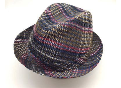 STETSON Trilby Cotton Seersucker Player kariert Sommerhut Gr.61