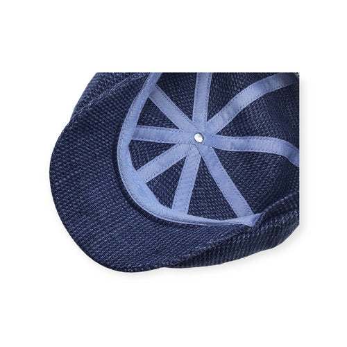 STETSON Mütze Hatteras Linen/Cotton blau Sommer