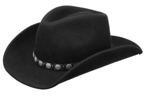 STETSON Westernhut Hackberry Cowboyhut Wollfilz schwarz