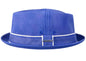STETSON Sommerhut PORK PIE Stoffhut blau SUN GUARD UV40+ Gr.XL