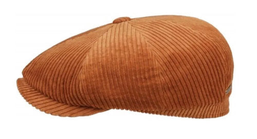 STETSON Mütze Hatteras CORD rost/orange Baumwolle