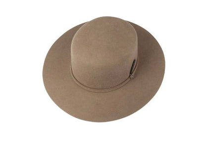 STETSON amish hat Westernhut beige braun Wollfilz Cowboyhut