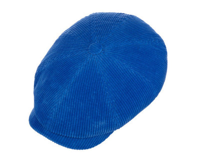 STETSON Mütze Hatteras CORD hellblau Baumwolle