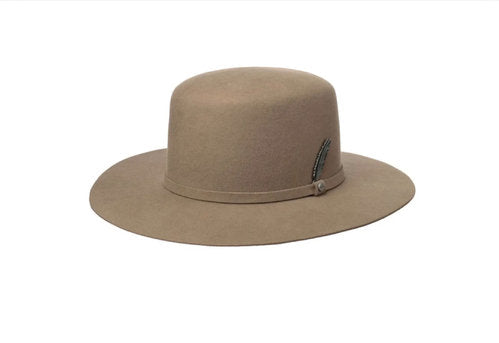 STETSON amish hat Westernhut beige braun Wollfilz Cowboyhut