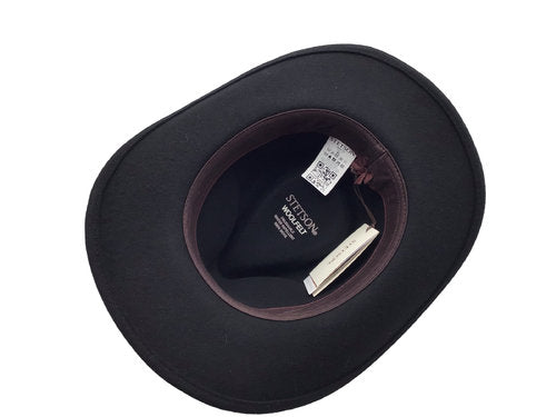 STETSON Westernhut Wollfilz schwarz Cowboyhut