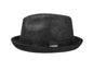 STETSON Lederhut pork pie PENNSYLVANIA schwarz Outdoorhut