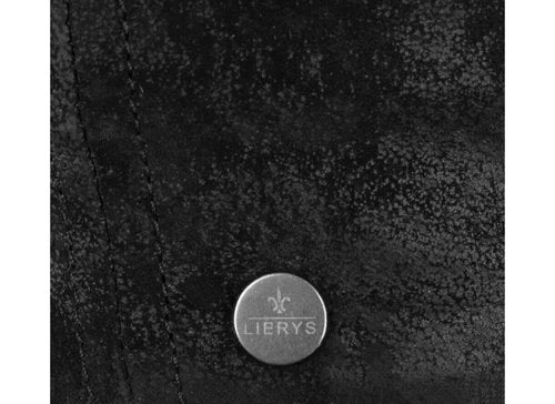 LIERYS Mütze Ledermütze Bakerboy Gr.M/57 schwarz