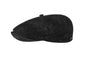 LIERYS Mütze Ledermütze Bakerboy Gr.M/57 schwarz