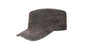STETSON Mütze Armycap Ledermütze braun Vintage größenverstellbar