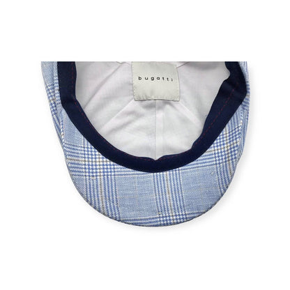 BUGATTI Mütze Schiebermütze Gr.55+61 flatcap kariert Sommer