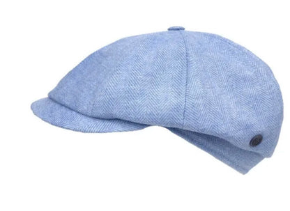 BUGATTI Mütze Schiebermütze flatcap herringbone Sommer