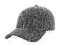 STETSON Mütze Basecap Donegal Tweed schwarz/weiß größenverstellbar